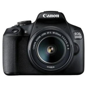 Canon EOS 2000D 24.1MP WiFi + Objetivo EF-S 18-55mm IS II